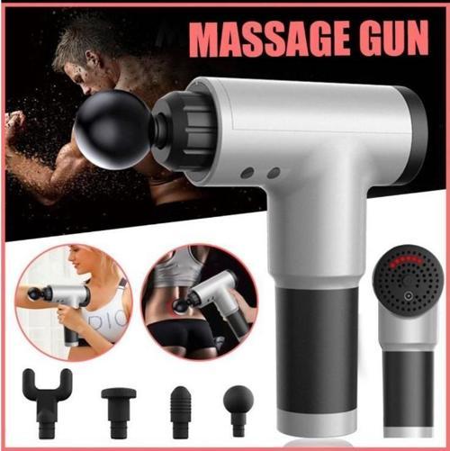 4 Başlıklı Titreşimli Yoğurmalı 6 Fonksiyonlu Masaj Aleti 