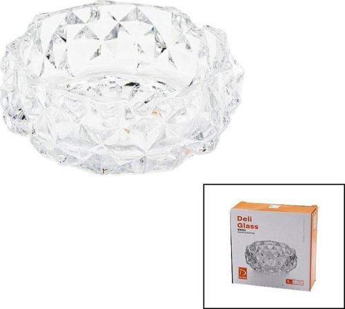 BÜYÜK CAM - DIAMOND KRİSTAL ŞEKİL YUVARLAK KÜLLÜK ÇAP: 12.8CM - D: 5.2CM 