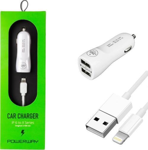 X3 3.1A İPHONE ARAÇ ÇAKMAKLIK ŞARJ ALETİ 