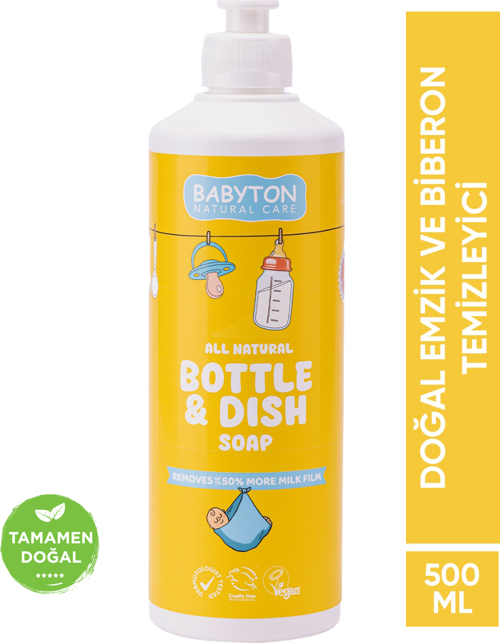 Doğal Emzik ve Biberon Temizleyici Sprey 500 ml