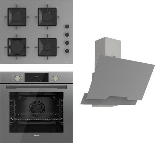 Flowart Ss Serisi Gri Set (ss208 + Qms63cpr +d065 )