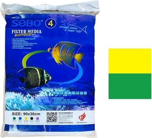 Filtre Süngeri 90x30x2 Sarı Yeşil