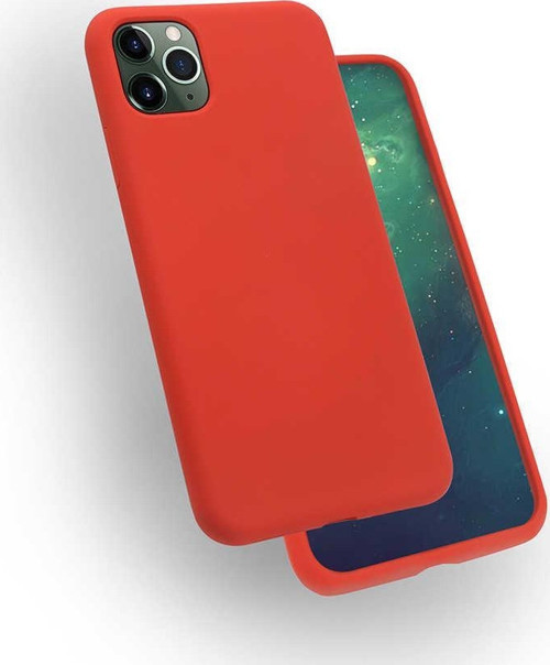 iPhone 11 Pro Max Kılıf Kadife İç Yüzey Wireless Destekli Silk Silikon