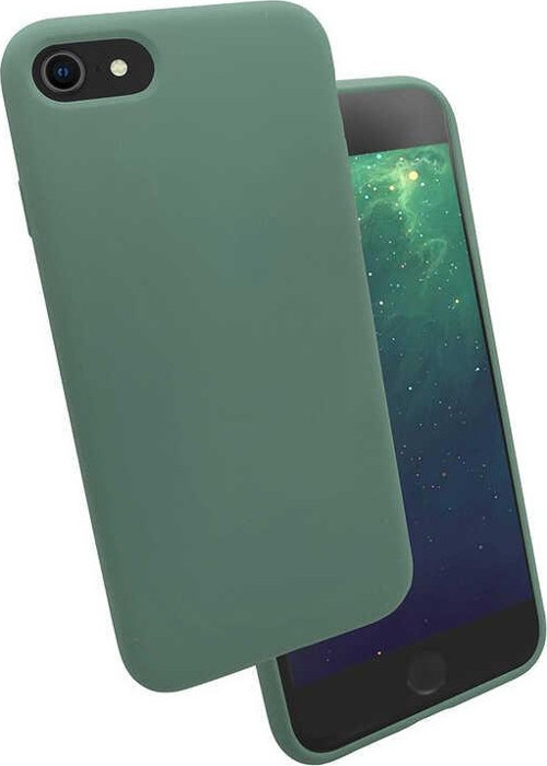 iPhone 7 / 8 / SE 2022 Kılıf Kadife İç Yüzey Wireless Destekli Silk Silikon