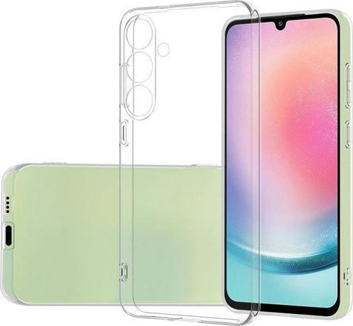 Galaxy S25 Kılıf İnce ve Esnek Şeffaf Süper Silikon