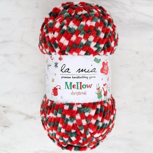 La Mia Mellow Christmas Altın Simli El Örgü İpi - 
