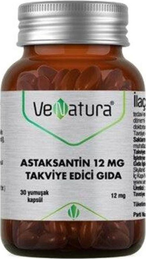 Astaksantin 12 mg 30 Kapsül
