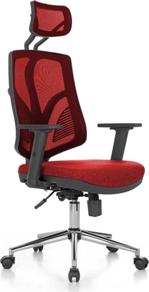 Oskar Çalışma Koltuğu Krom Yıldız Ayak Multi Tilt Mekanizma