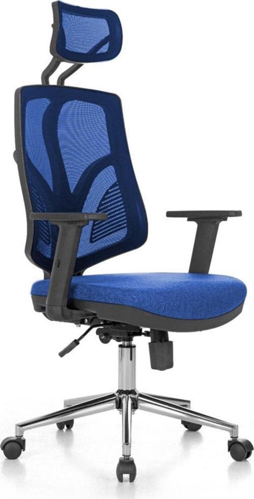 Oskar Çalışma Koltuğu Krom Yıldız Ayak Multi Tilt Mekanizma