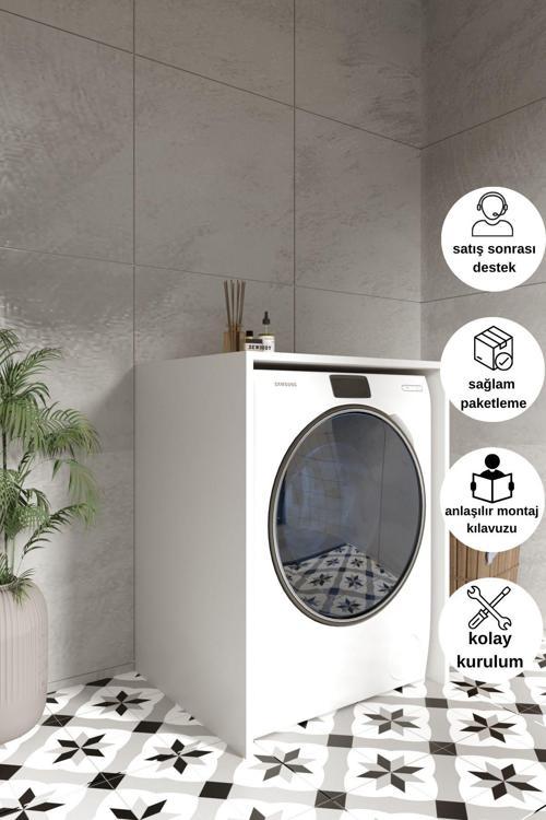 Çamaşır Makine Alt Dolabı Kurutma Makinesi Dolabı