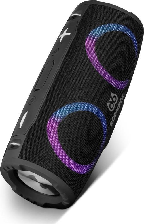 BoomBox 30W Çift Bass Usb Hafıza Kartı Aux Radyo Led Işıklı Bluetooth Hoparlör Hi-Fi Ses Bombası