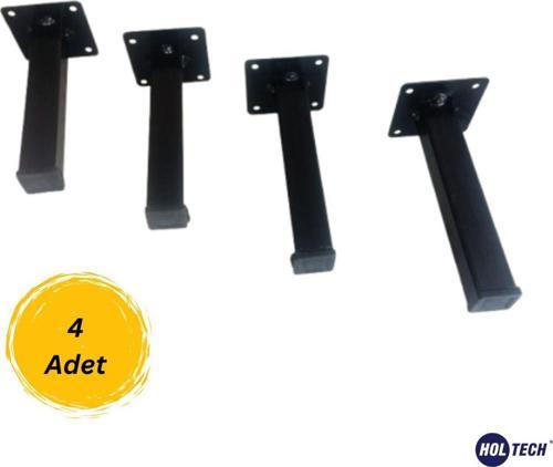 Koltuk Kanepe Berjer Yatak Baza Mobilya Ayağı Metal Ayak 4 Adet 15 Cm