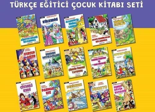 Türkçe Eğitici Çocuk Kitabı Seti - 15 Kitap Takım