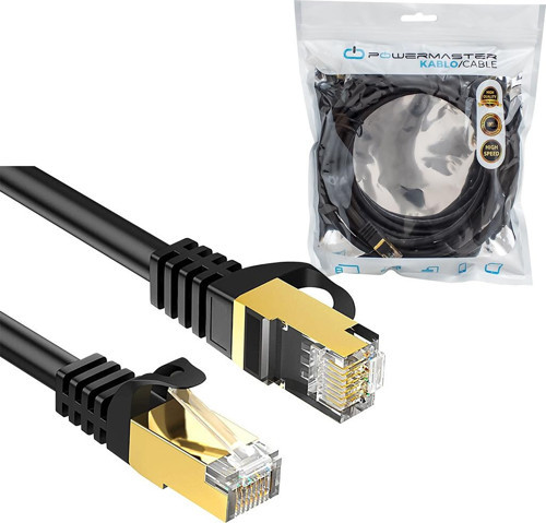 Ayt Powermaster PMCAT73 Cat7 Ethernet Kablo 5 Metre İnternet Kablosu Jack Soketli Hazır Kablo