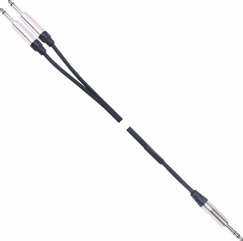 LD390B 2X6.3 MM MONO ERKEK + 6.3 MM STEREO ERKEK 1.5 METRE KABLO