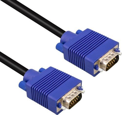 Ayt Vga Kablo 15 Pin Erkek-Erkek 25 Metre Bilgisayar Pc Monitör Görüntü Kablosu
