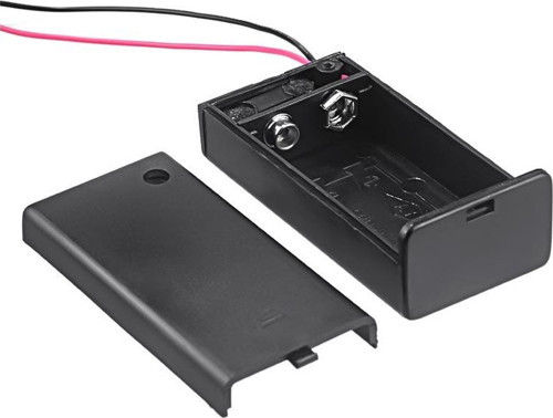 KAPAKLI AÇMA/KAPAMA ANAHTARLI 9 VOLT PİL YUVASI (IC-233D)