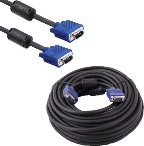 Ayt 15 Pin Erkek Erkek 40 Metre Vga Kablo İki Ucu Erkek Bilgisayar Monitör Vga Kablosu