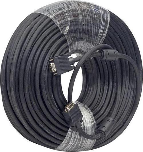 Ayt 15 Pin VGA Kablosu Erkek Erkek 50 Metre Kablo Bilgisayar Monitör Arası Görüntü Kablosu