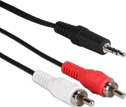 2 RCA Erkek 3.5 Mm Stereo Erkek 1.5 Metre Kablo