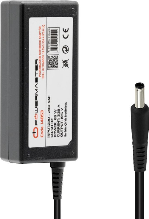 19.5 Volt 3.33 Amper 4.5x3.0 Uçlu Laptop Notebook Adaptörü Şarj Cihazı Aleti Adaptör