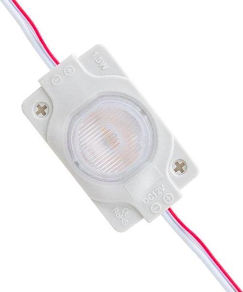 12V 1.5W Gün Işığı Mercekli Modül Led 40x30 mm
