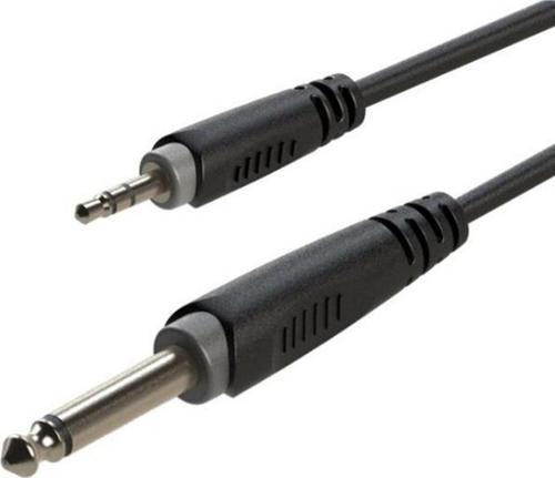 3.5 Mm Stereo Erkek Mono Gitar Erkek 1 Metre Ara Kablo RX K13501 Gitar İçin Ses Kablosu