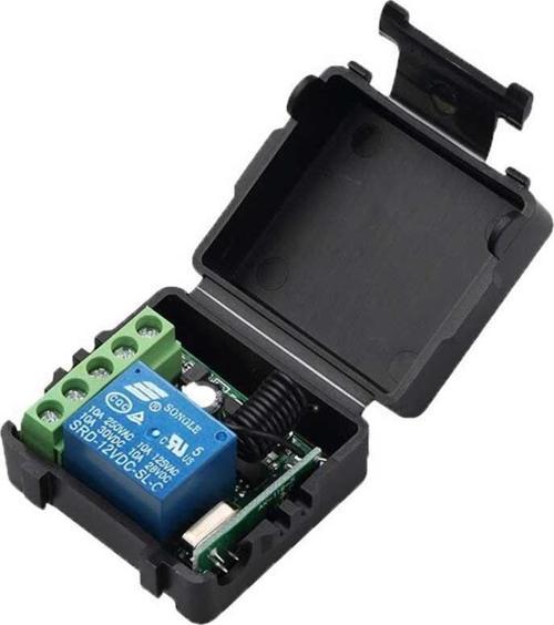 Ayt Weko 12 Volt 433 Mhz Tek Kanallı RF Alıcı Verici Garaj Kumanda Devresi Röle Kartı Role