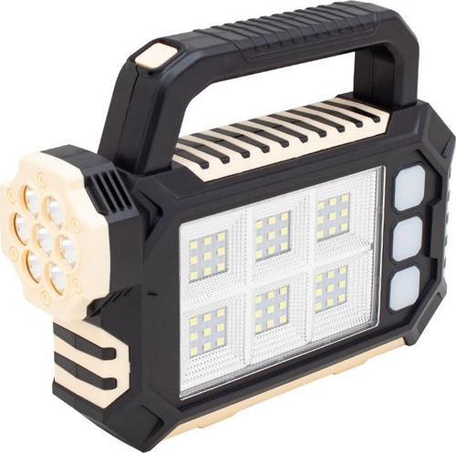 Ayt Powermaster 3 Modlu 54 Smd Ledli Taşınabilir Solar Güneş Enerjili Kamp Lambası Aydınlatma Işıldak El Feneri