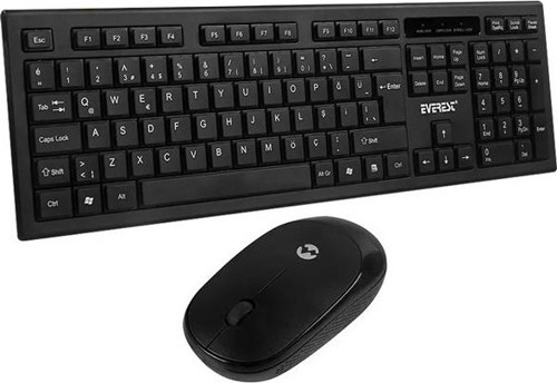 KM-6121 Kablosuz Q Slim Klavye + Mouse Set