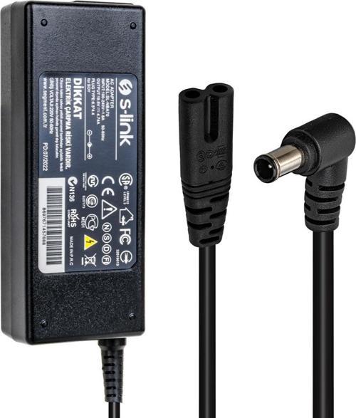 S-Link Sl-Nba70 90w 19.5V-4.74Ah 6.5x4.4 Uçlu Sony Notebook Adaptör