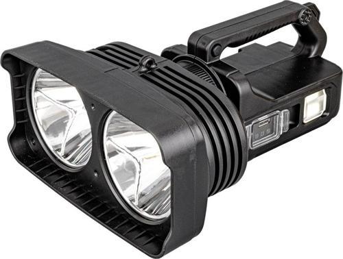 Ayt Powermaster W5123 Süper Parlak Pilli Ve Şarjlı Battal Boy Pilli Şarjlı El Feneri Işıldak Led Aydınlatma 