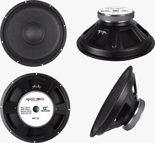Ayt Magicvoice Mv-12 Max 600W Rms 300 Watt 12 Woofer Yedek Hoparlör