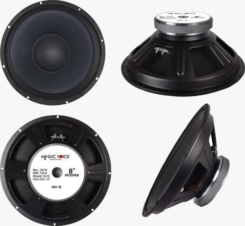 Ayt Magicvoice Mv-8 350 Watt Rms 150 Watt 8 İnç Woofer Yedek Hoparlör