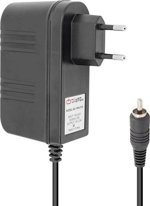Ayt Powermaster PM-4735 16 Volt 2.5 Amper Priz Tipi Tos Fişli RCA Santral Adaptörü