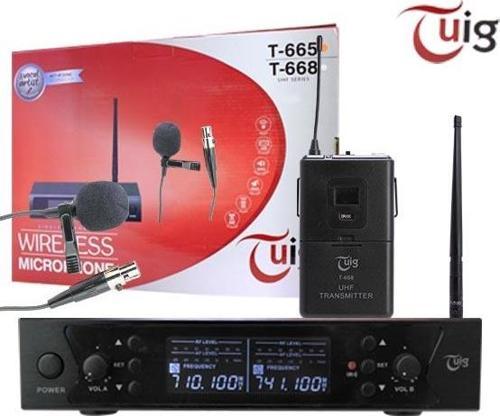 Tuig T-665 1 Yaka Kablosuz UHF Telsiz Mikrofon