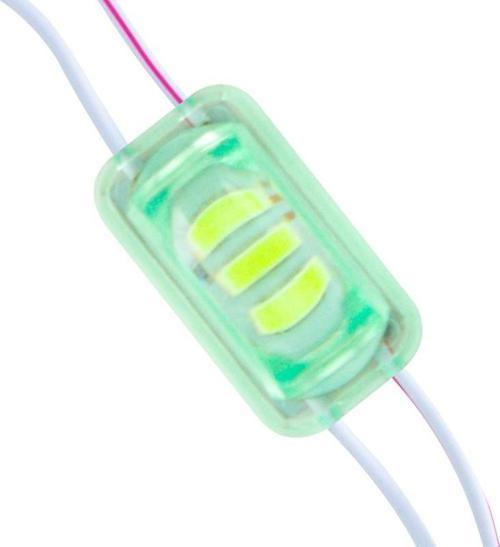 12 Volt 1.5 Watt Yeşil 2835 85 X 73 Mm  Lümen 180 Derece Mercekli Modül Led