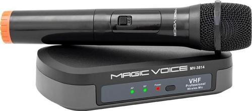Ayt Magicvoice MV-3811 VHF El Tipi Telsiz Mikrofon Kablosuz El Mikrofonu 60 Metre Çekim Mesafesi Kablosuz Mikrofon