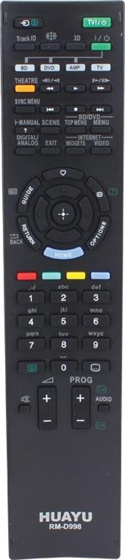 KL RM-D998 3DLİ SONY LCD LED TV KUMANDASI