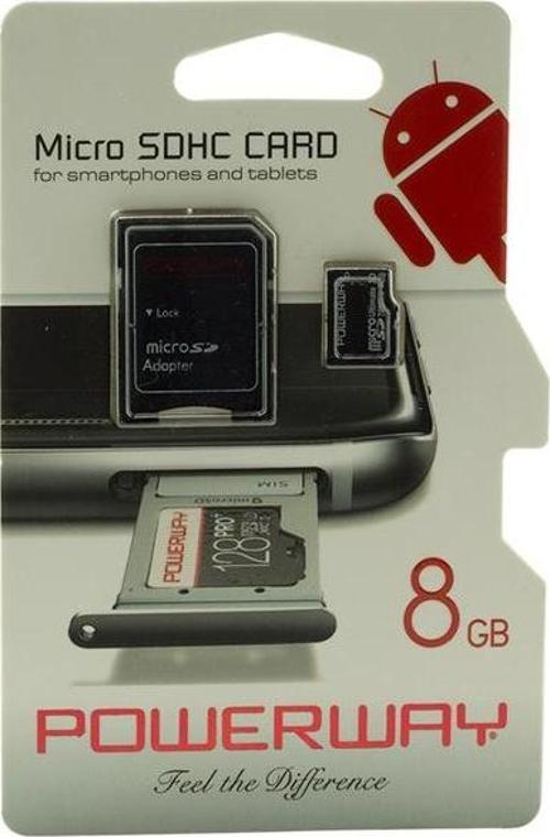 PWR-8 8 GB MICRO SD HAFIZA KARTI