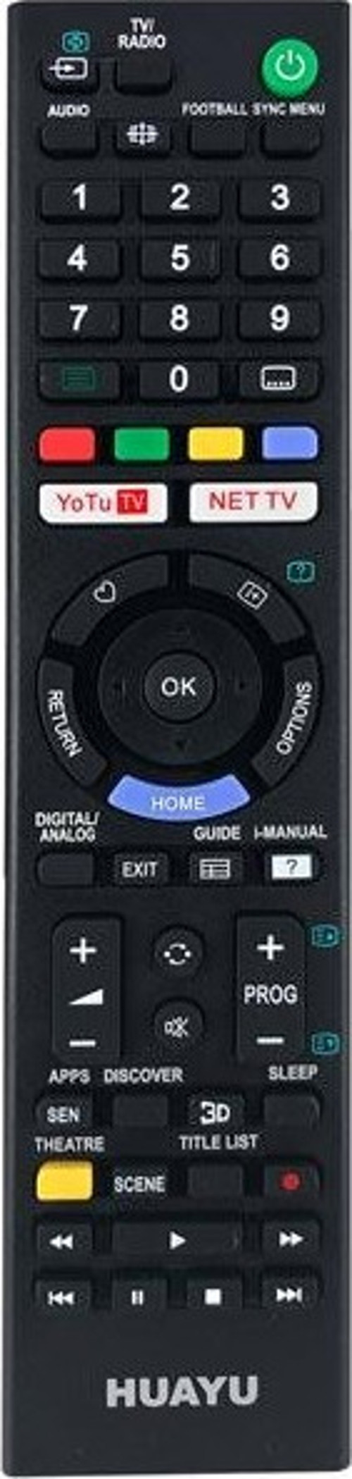 KL SONY URC1518 AMBALAJLI UNIVERSAL LCD LED TV KUMANDA