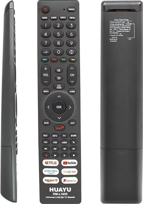 KL RM-L1655 NETFLIX-YOUTUBE-GOOGLE PLAY TUŞLU UNIVERSAL LCD LED TV KUMANDA