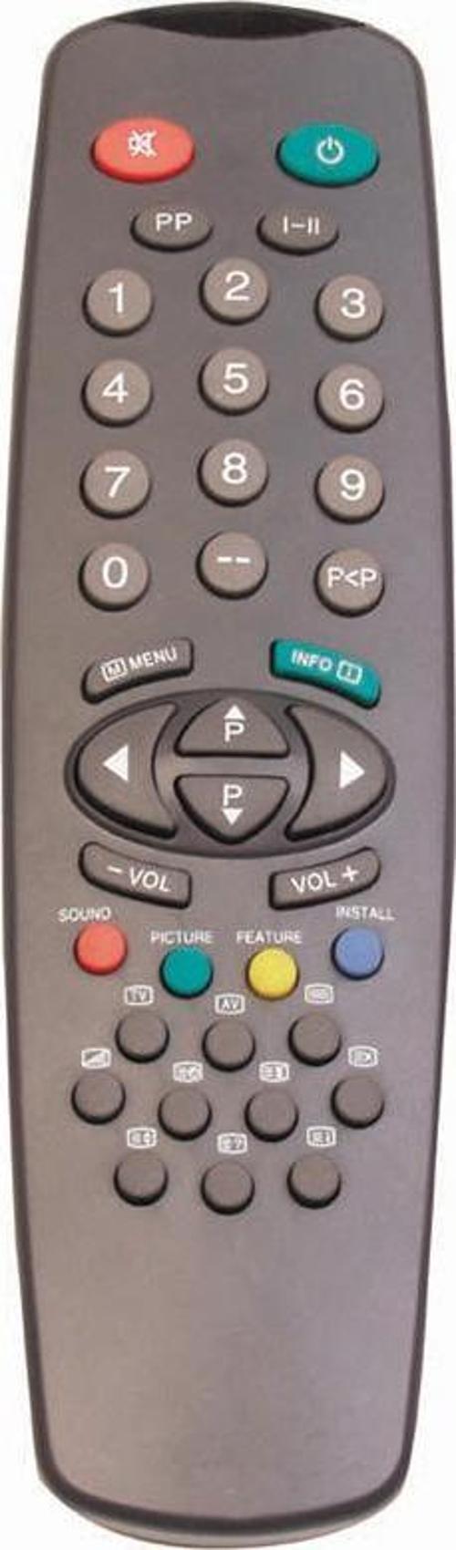 WEKO KT VESTEL 1940 İNFOLU SİYAH TV KUMANDA