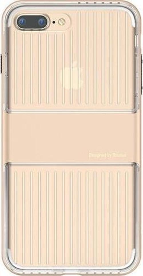 Apple iPhone 7 / 8 / SE Travel Series Case Şeffaf Kılıf - Gold