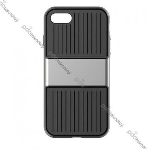 Apple iPhone 7 / 8 Plus Travel Series Case Kılıf - Gri