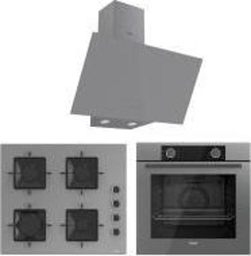 Elegance Plus Gri Cam 3'lü Ankastre Set ( Xe61cpr-ss208-d079 )