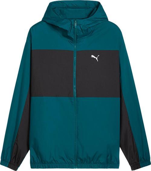 627473-22 Puma Mesh Lined Windbreaker Erkek Yağmurluk-R&amp;uuml;zgarlık Mavi