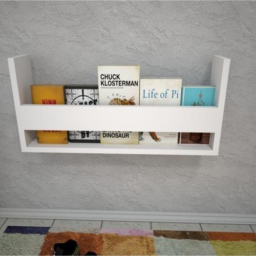 Dream Montessori Asma Kitaplık Beyaz