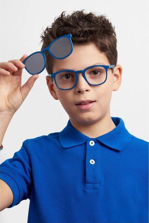 Pld 8050/Cs Mvu99 47x18 130 Polarize Klipsli Çocuk Gözlüğü