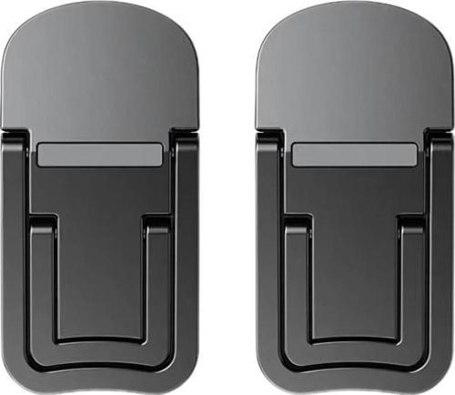 2 Adet Yapışkanlı Katlanılabilir 2 Kademe Yükseklik Ayarlı Laptop Standı Laptop Stand Ayağı